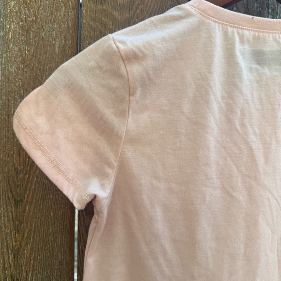 EDDIE BAUER Girls Pink Tee Shirt Rainbow Graphic Size 10/12 - Picture 7 of 9